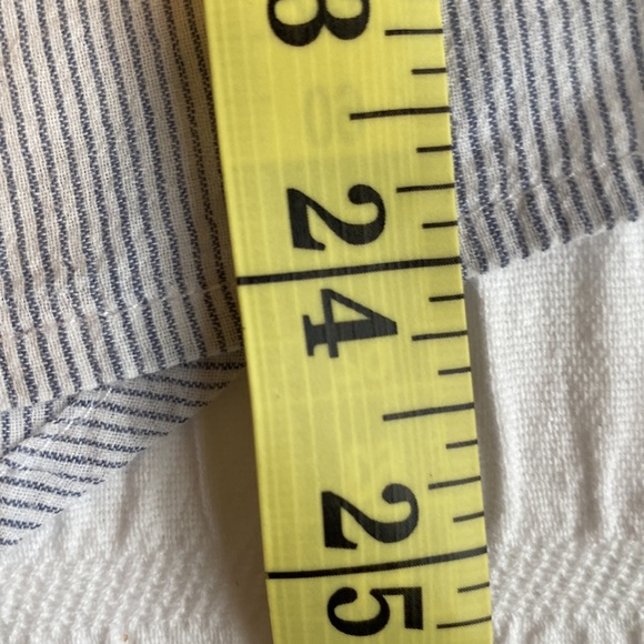 Tommy Hilfiger blue & white striped tunic blouse. Button closure /long sleeve. S - Picture 11 of 12